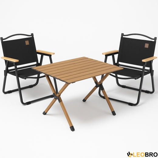 Набір для кемпінгу середній два крісла та стіл LEOBRO - 1