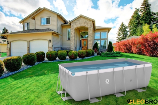 Бассейн каркасный, прямоугольный Avenli 400x207x122 см. 17в1 (2818) - 8