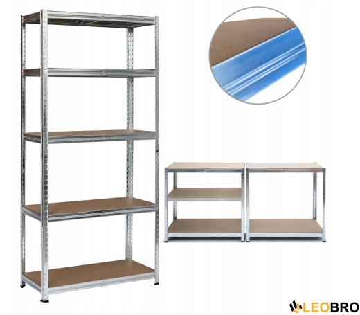 Стелаж LEOBRO Premium 180 х 90 х 30 см, 175кг/полиця, 5 полиць (LB-R103) - 1