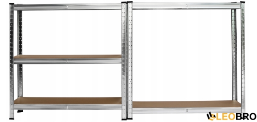 Стелаж LEOBRO Premium 180 х 90 х 30 см, 175кг/полиця, 5 полиць (LB-R103) - 6