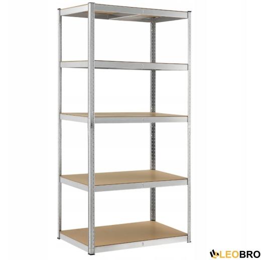 Стелаж LEOBRO Premium 180 х 100 х 50 см, 200кг/полиця, 5 полиць (LB-R107) - 2