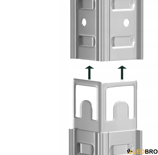 Стелаж LEOBRO Premium 150 х 70 х 30 см, 150кг/полиця, 4 полиці (LB-R109) - 4