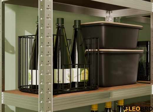 Стелаж LEOBRO Premium 150 х 70 х 30 см, 175кг/полиця, 5 полиць (LB-R112) - 5