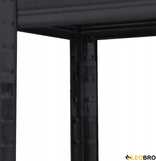 Стелаж LEOBRO Premium Black 180 х 90 х 40 см, 175кг/полиця, 5 полиць (LB-R115) - 6