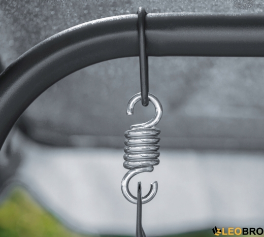 Гойдалка з подушками на 3 особи LEOBRO Relax Grey - 6