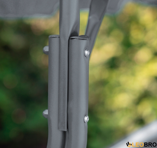 Гойдалка з подушками на 3 особи LEOBRO Relax Grey - 7