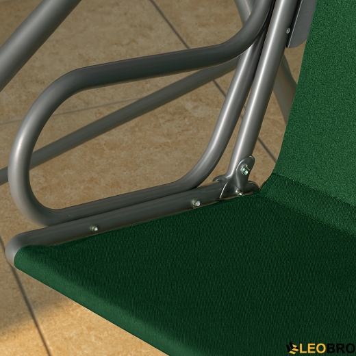 Гойдалка з подушками на 3 особи LEOBRO Relax Green - 3