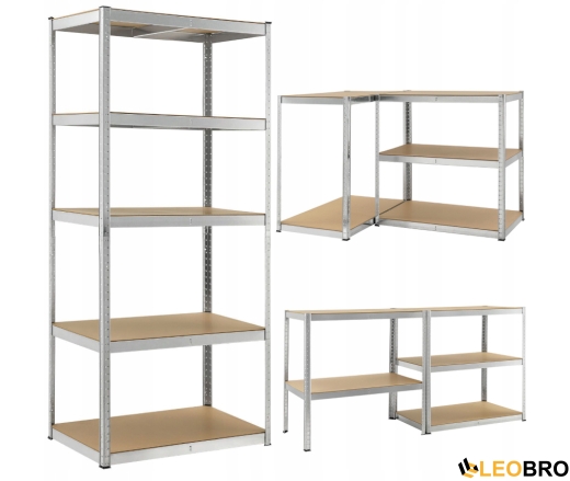 Стелаж LEOBRO Premium 220 х 90 х 40 см, 175кг/полиця, 5 полиць (LB-R119) - 1