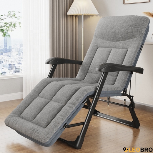 Розкладне крісло ліжко з вбудованим матрацом LEOBRO Grey (LB-FCB-G3-GRY) - 2