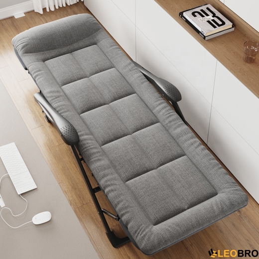 Розкладне крісло ліжко з вбудованим матрацом LEOBRO Grey (LB-FCB-G3-GRY) - 4