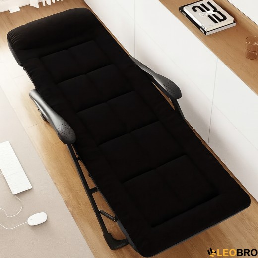 Раскладное кресло кровать со встроенным матрасом LEOBRO Black (LB-FCB-G3-BLK) - 13