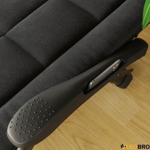 Розкладне крісло ліжко з вбудованим матрацом LEOBRO Black (LB-FCB-G3-BLK) - 6