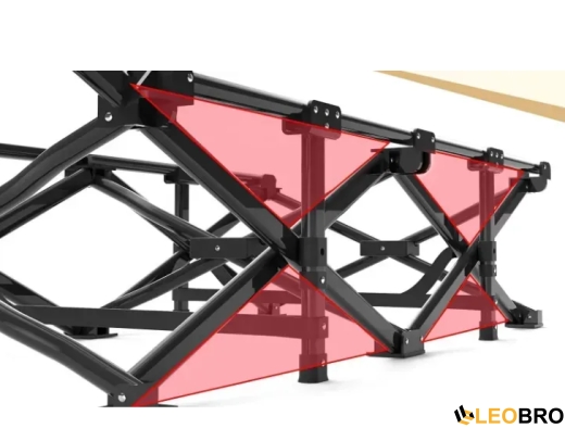 Туристична похідна розкладачка з вбудованим матрацом LEOBRO Black (LB-CC-K1-BLK) - 3