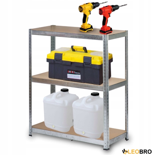 Стелаж LEOBRO Premium 220 х 90 х 40 см, 200кг/полиця, 6 полиць (LB-R121) - 2