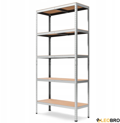 Стелаж LEOBRO Premium 200 х 90 х 40 см, 200кг/полиця, 5 полиць (LB-R122) - 1