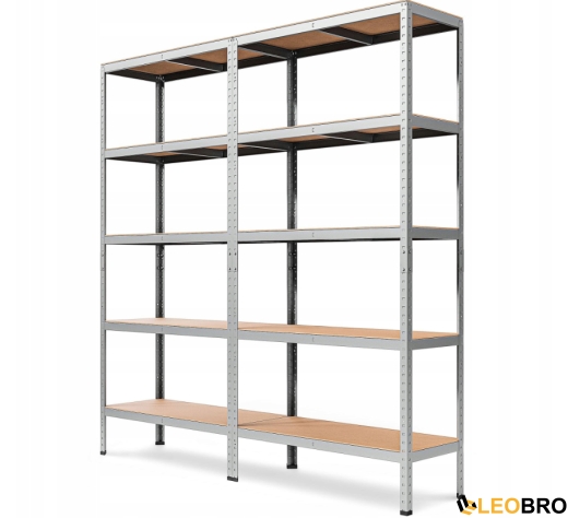 Стелаж LEOBRO Premium 200 х 90 х 40 см, 200кг/полиця, 5 полиць (LB-R122) - 3