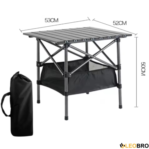 Комплект для відпочинку LEOBRO S, два шезлонги та стіл (LB-ZGC-F1-DGR-FT-A1) - 3