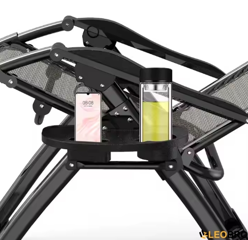 Комплект из 2 шезлонгов и стола 95х55х50 см Zero Gravity LEOBRO (LB-ZGC-F1-DGR-FT-A2) - 6