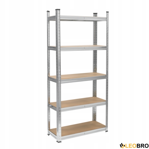 Стелаж LEOBRO 150 х 70 х 30 см, 175кг/полиця, 5 полиць (LB-R116) - 1