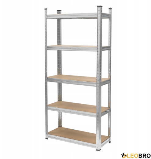 Стелаж LEOBRO 150 х 70 х 30 см, 175кг/полиця, 5 полиць (LB-R116) - 2