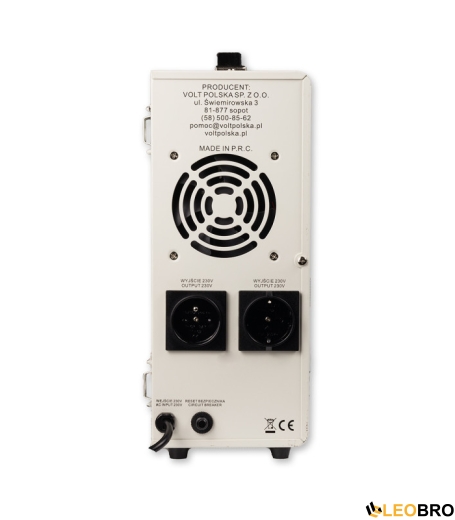 Гибридный ИБП/инвертор Volt Polska SINUS PRO 1200 E PLUS 12/230V 800/1200W (3SPM12012M) - 2