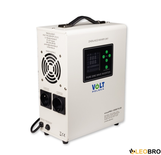 Гибридный ИБП/инвертор Volt Polska SINUS PRO 1200 E PLUS 12/230V 800/1200W (3SPM12012M) - 4