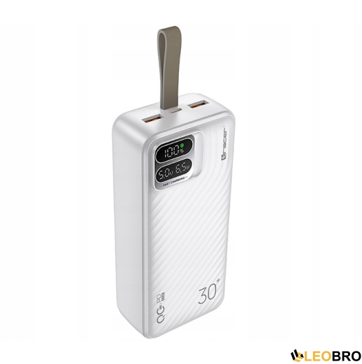 Power bank TRACER BLAZE 30000mAh 65W White (TRABAT47506) - 1
