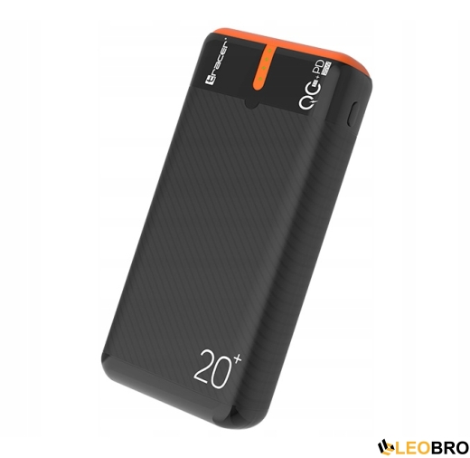 Power bank TRACER EnerGen 20000mAh PD+QC3.0 black/orange (TRABAT47516) - 3