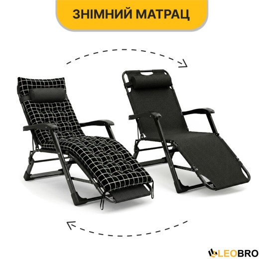 Раскладное кресло кровать с бархатным матрасом LEOBRO (LB-FCB-G4-PAT) - 12
