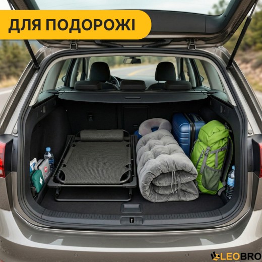 Раскладное кресло кровать с бархатным матрасом LEOBRO Grey (LB-FCB-G4-GRY) - 5