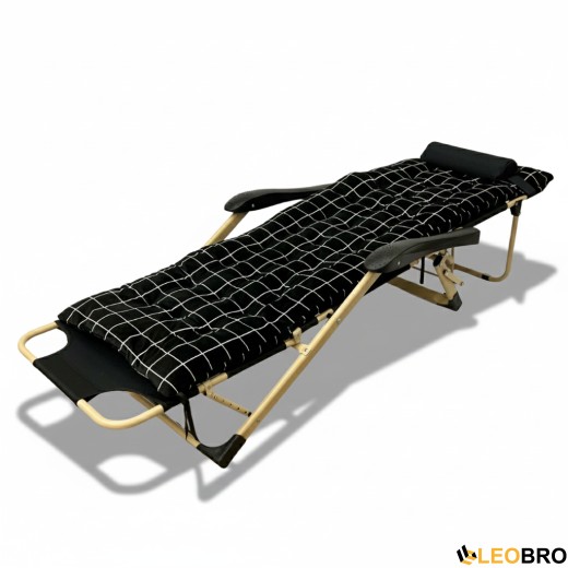 Раскладное кресло кровать с бархатным матрасом LEOBRO (LB-FCB-G5-PAT) - 3