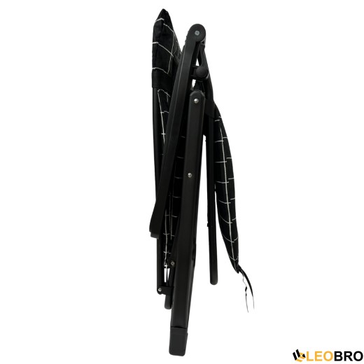 Раскладное кресло шезлонг LEOBRO Zero Gravity Premium Plus Velvet (LB-ZGC-K3-PAT) - 5
