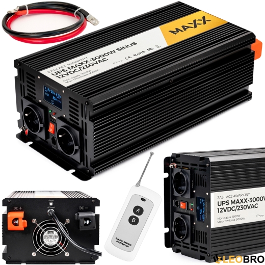 Гибридный ИБП/инвертор 4SUN MAXX SINUS 3000 W 12/230V 1500/3000W (R0249 PRZ275) - 1