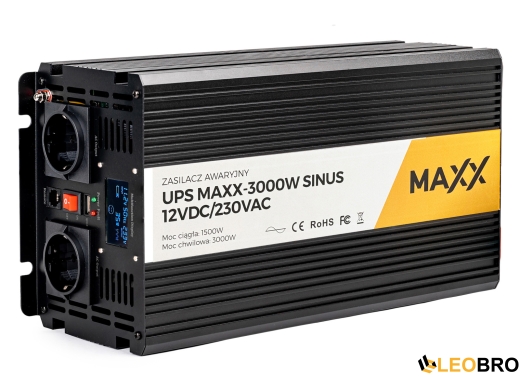 Гибридный ИБП/инвертор 4SUN MAXX SINUS 3000 W 12/230V 1500/3000W (R0249 PRZ275) - 8