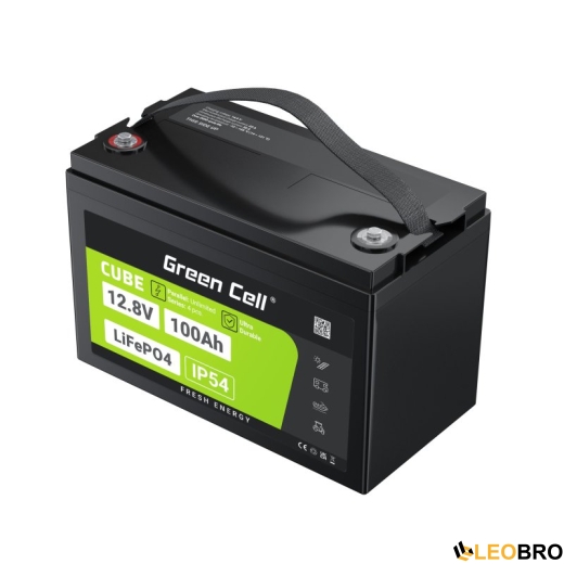 Аккумулятор Green Cell LiFePO4 100Ah + BMS 12.8V (LFPGC12V100AH) - 5