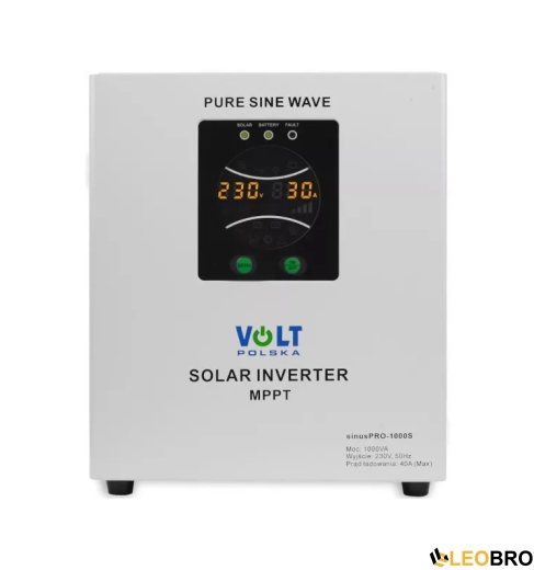 Комплект аварийного питания Гибридный ИБП/инвертор Volt Polska SINUS PRO 1000 S + Аккумулятор Volt Polska 100 Ah 12V - 3