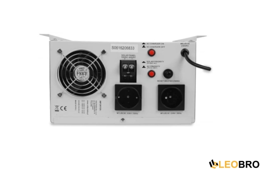 Комплект аварийного питания Гибридный ИБП/инвертор Volt Polska SINUS PRO 1000 S + Аккумулятор Volt Polska 100 Ah 12V - 5