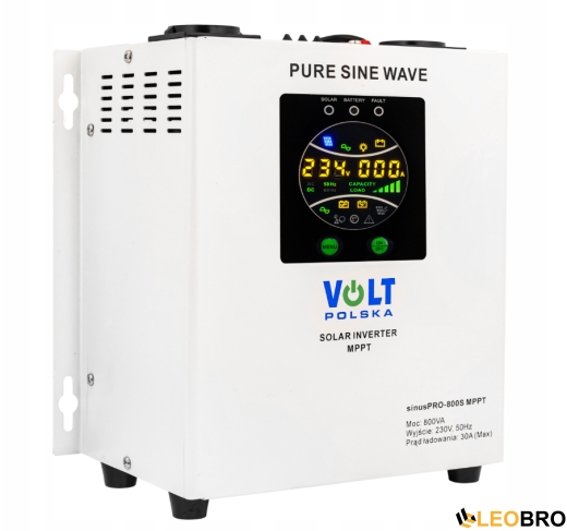 Комплект Гибридный ИБП/инвертор Volt Polska SINUS PRO 800 S + Аккумулятор Volt Polska 100 Ah 12V - 3
