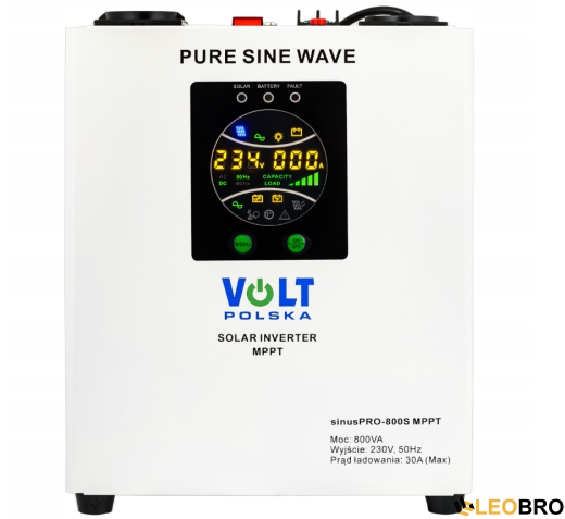 Комплект Гибридный ИБП/инвертор Volt Polska SINUS PRO 800 S + Аккумулятор Volt Polska 100 Ah 12V - 4