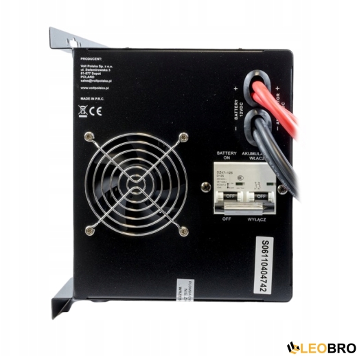 Комплект Volt Polska SINUS PRO 2400 W 12/230V 1600/2400W + Аккумулятор VOLT AGM VRLA 100Ah 12V - 2