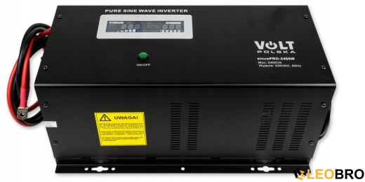 Комплект Volt Polska SINUS PRO 2400 W 12/230V 1600/2400W + Аккумулятор MAXX AGM VRLA 120Ah 12V - 4