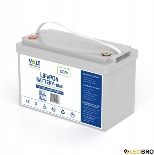Комплект Volt Polska SINUS PRO 900 E PLUS 12/230V 600/900W + Акумулятор LiFePO4 12,8V 100 Ah 100A - 5