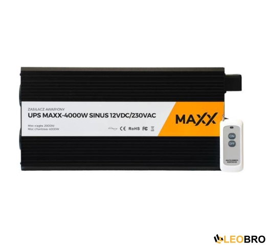 Комплект аварійного живлення 4SUN MAXX SINUS 4000W + Акумулятор VOLT AGM 100Ah (20А) - 4