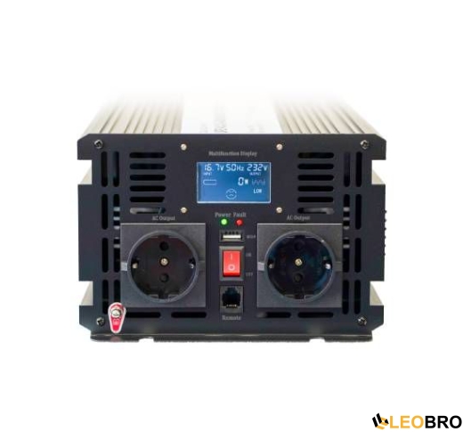Комплект аварійного живлення 4SUN MAXX SINUS 4000W + Акумулятор VOLT AGM 100Ah (20А) - 6