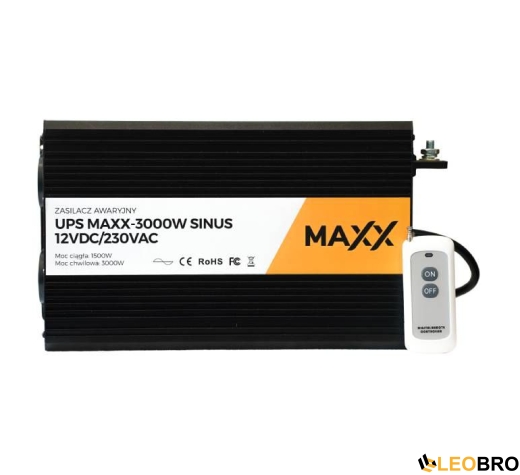 Комплект 4SUN MAXX SINUS 3000 W 12/230V 1500/3000W + VOLT AGM VRLA DEEP CYCLE 110Ah 12V - 3