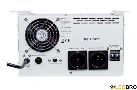 Сонячний інвертор Volt Polska SINUS PRO 2500 S 24/230V 1800/2500W + 40A MPPT 100V (3SPS250024) - 4