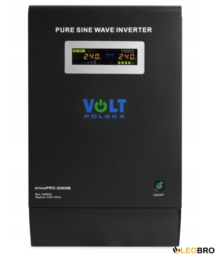 Комплект Гибридный ИБП/инвертор Volt Polska SINUS PRO 5000 E + 4 Аккумулятора AGM Volt Polska 74 Ah - 4