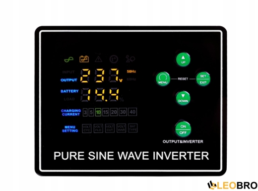 Аварийный комплект Volt Polska SINUS PRO 2600 E PLUS 24/230V 1800/2600W + Аккумулятор LiFePo4 25,6V 120 Ah - 6