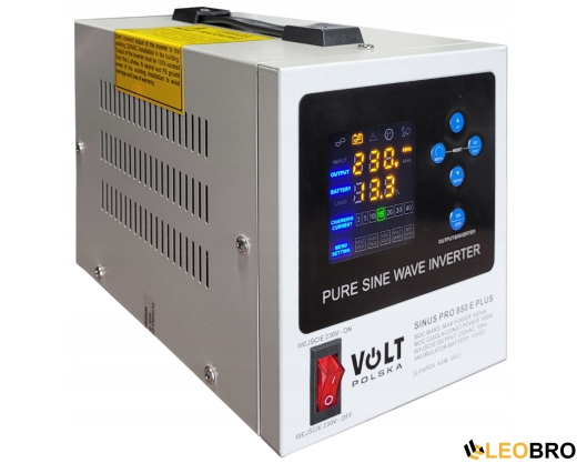 Аварийный комплект питания Volt Polska SINUS PRO 850 E PLUS 12/230V 500/850W + Аккумулятор OPTI 12V 100 Ah - 3