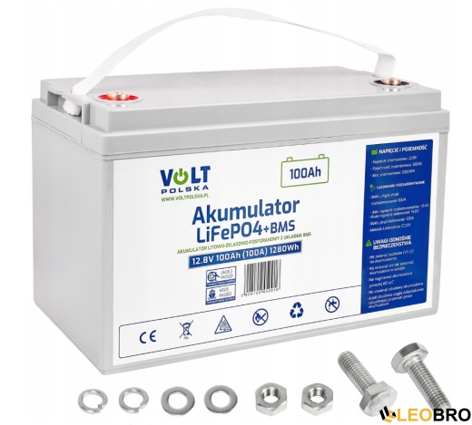 Аварійний комплект живлення Volt Polska SINUS PRO 1100 E PLUS 12/230V 700/1100W + Акумулятор LiFePo4 12.8V 100 Ah - 2